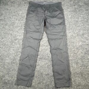 Toad&co Chino Pants Womens 6 Gray Cotton Stretch Flat Front Zip Fly Casual Wear